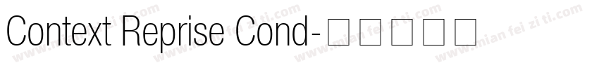 Context Reprise Cond字体转换